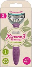 Xtreme 3 Máquina de Afeitar Eco green Mujer 4 uds