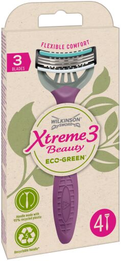 Xtreme 3 Máquina de Afeitar Eco green Mujer 4 uds