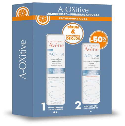 Pack A-OXitive Sérum Antioxidante 30 ml + Contorno de Ojos 15 ml